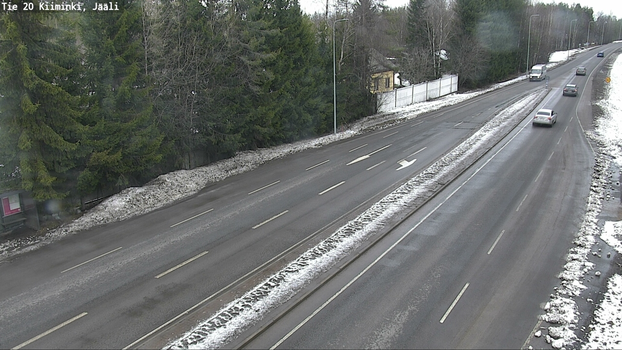 Weather Camera Image Road 20 Oulu Kiiminki, Jääli, Oulu, Pohjois-Pohjanmaa