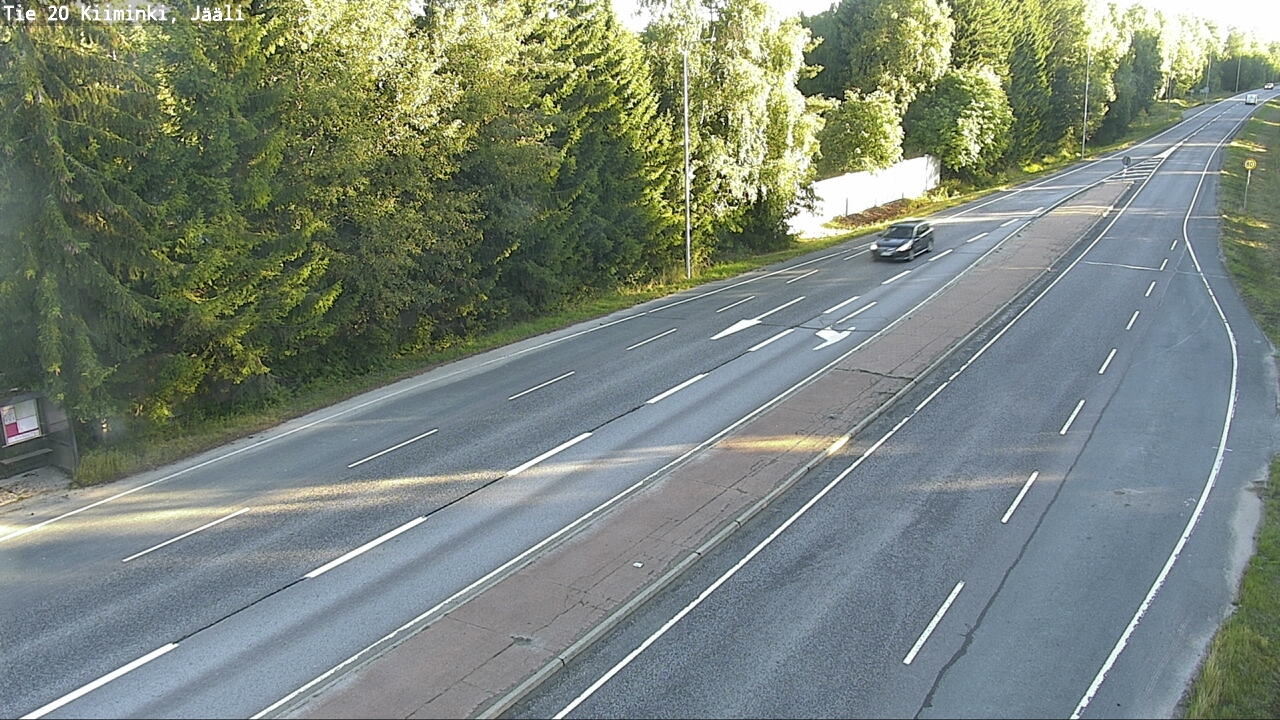Weather Camera Image Väg 20 Uleåborg Kiiminki, Jääli, Oulu, Pohjois-Pohjanmaa