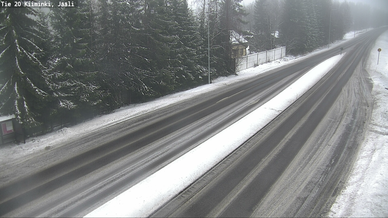 Weather Camera Image Road 20 Oulu Kiiminki, Jääli, Oulu, Pohjois-Pohjanmaa