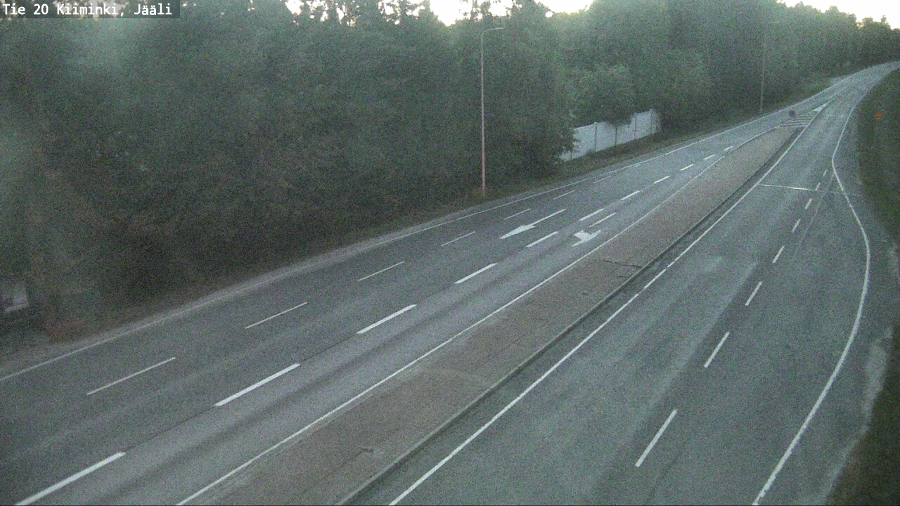 Weather Camera Image Väg 20 Uleåborg Kiiminki, Jääli, Oulu, Pohjois-Pohjanmaa