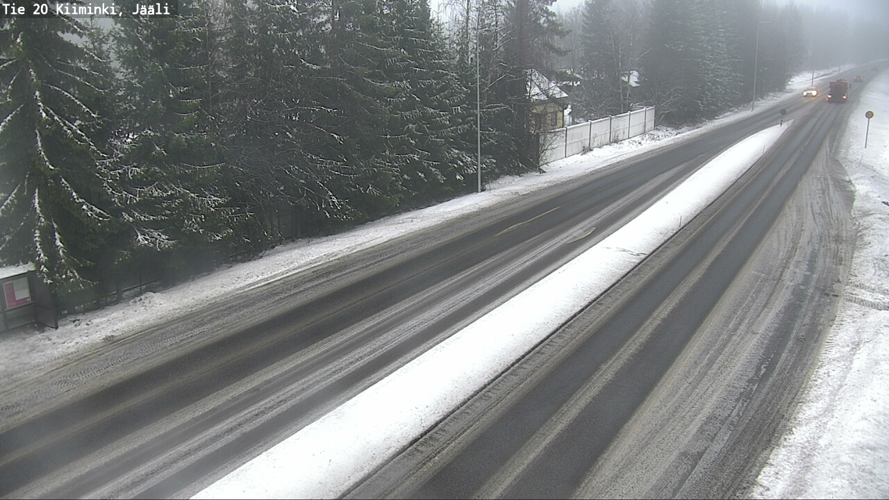 Weather Camera Image Road 20 Oulu Kiiminki, Jääli, Oulu, Pohjois-Pohjanmaa