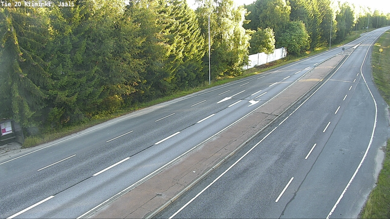 Weather Camera Image Väg 20 Uleåborg Kiiminki, Jääli, Oulu, Pohjois-Pohjanmaa