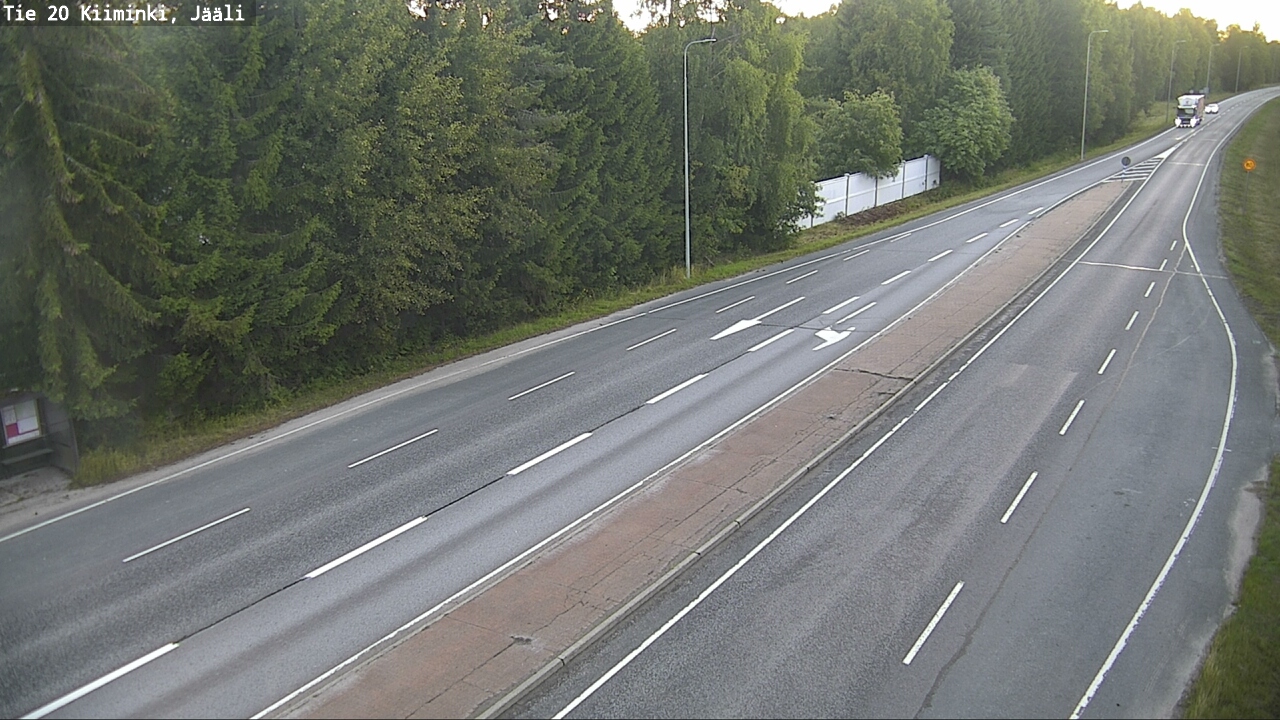 Weather Camera Image Väg 20 Uleåborg Kiiminki, Jääli, Oulu, Pohjois-Pohjanmaa
