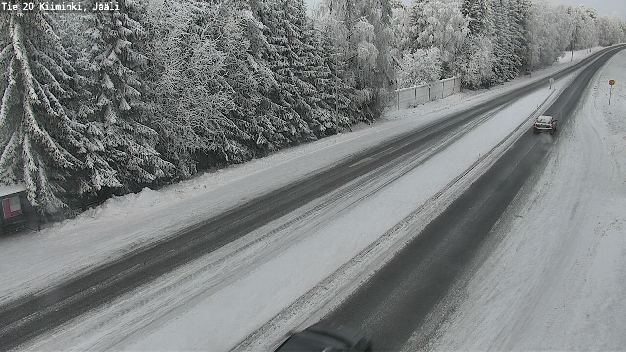 Weather Camera Image Väg 20 Uleåborg Kiiminki, Jääli, Oulu, Pohjois-Pohjanmaa