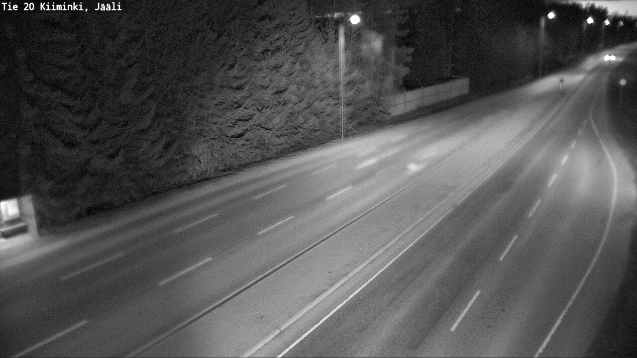 Weather Camera Image Väg 20 Uleåborg Kiiminki, Jääli, Oulu, Pohjois-Pohjanmaa