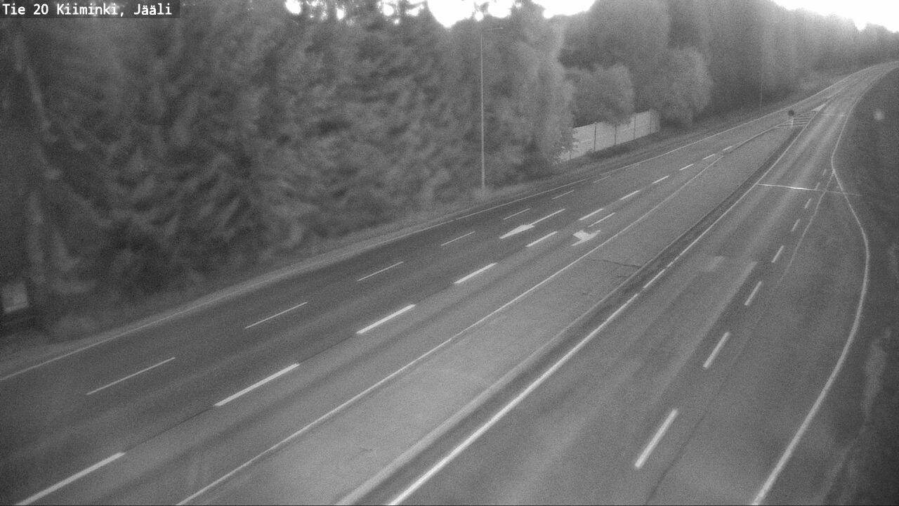Weather Camera Image Väg 20 Uleåborg Kiiminki, Jääli, Oulu, Pohjois-Pohjanmaa