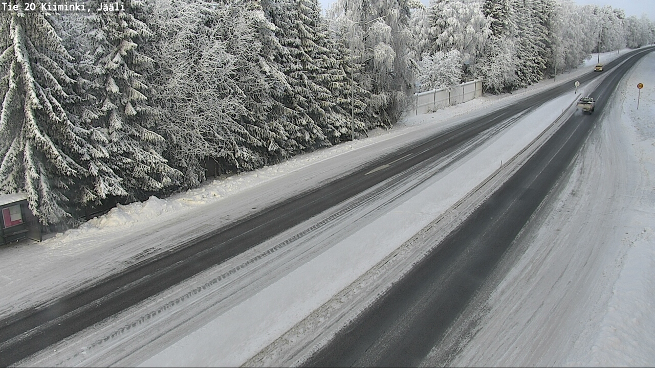 Weather Camera Image Väg 20 Uleåborg Kiiminki, Jääli, Oulu, Pohjois-Pohjanmaa
