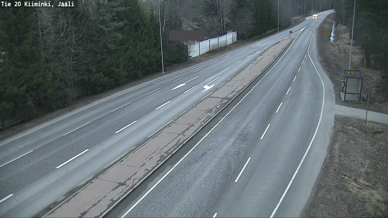 Weather Camera Image Road 20 Oulu Kiiminki, Jääli, Oulu, Pohjois-Pohjanmaa