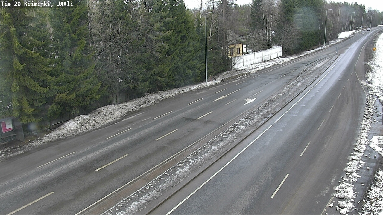 Weather Camera Image Road 20 Oulu Kiiminki, Jääli, Oulu, Pohjois-Pohjanmaa