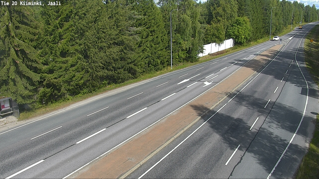 Weather Camera Image Road 20 Oulu Kiiminki, Jääli, Oulu, Pohjois-Pohjanmaa