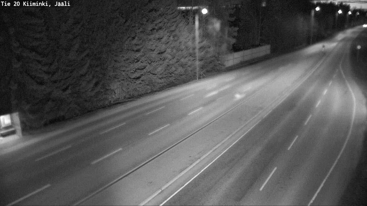 Weather Camera Image Väg 20 Uleåborg Kiiminki, Jääli, Oulu, Pohjois-Pohjanmaa