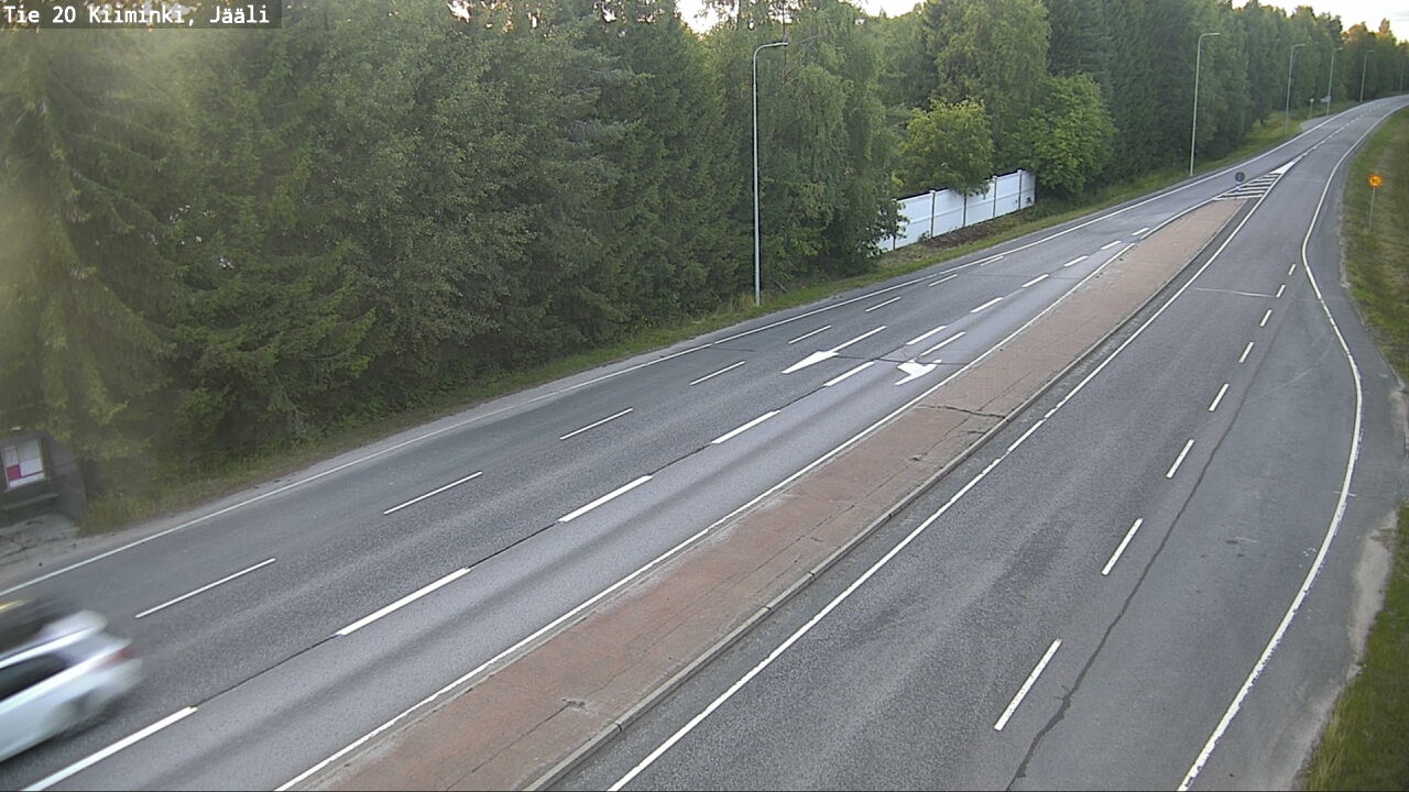 Weather Camera Image Väg 20 Uleåborg Kiiminki, Jääli, Oulu, Pohjois-Pohjanmaa