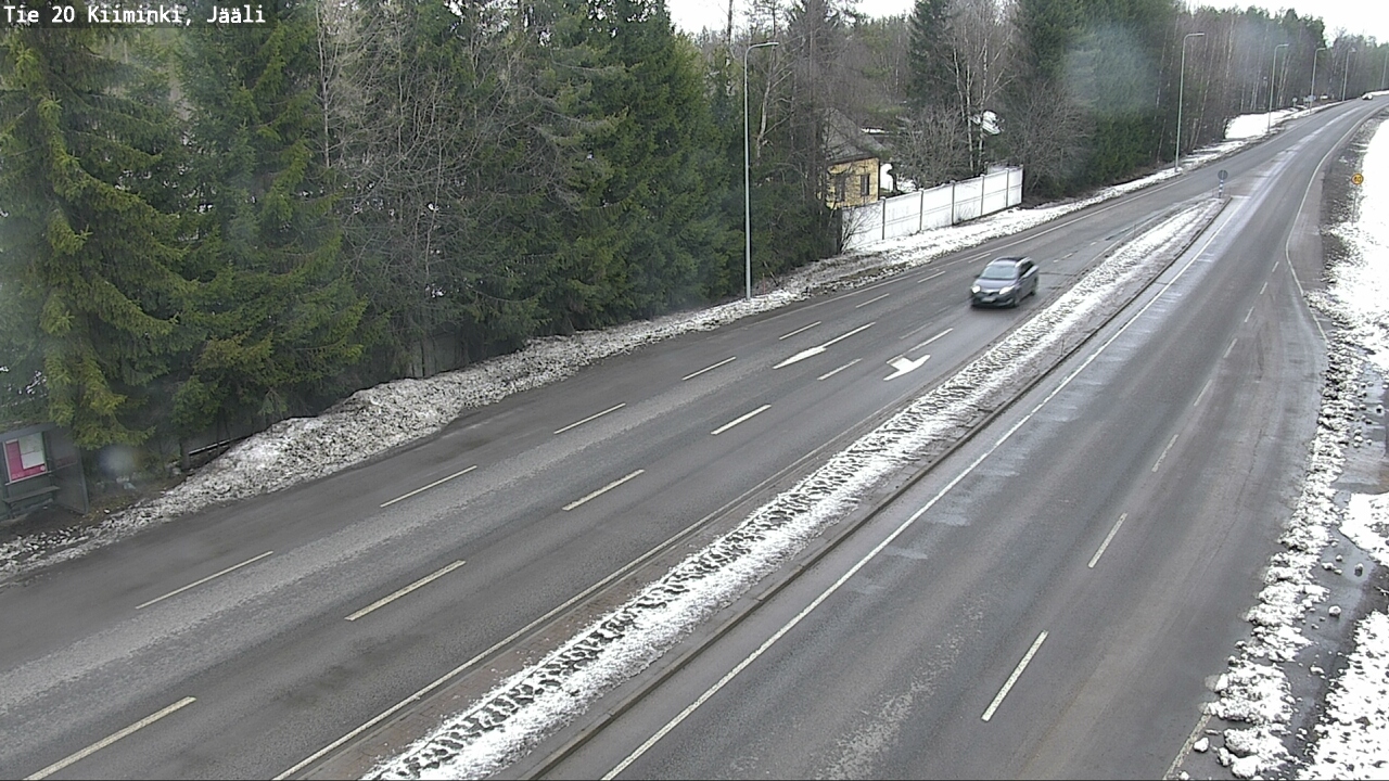 Weather Camera Image Väg 20 Uleåborg Kiiminki, Jääli, Oulu, Pohjois-Pohjanmaa