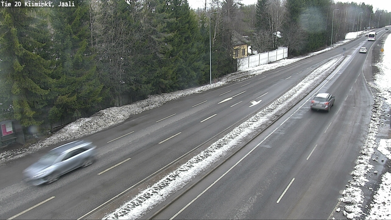 Weather Camera Image Väg 20 Uleåborg Kiiminki, Jääli, Oulu, Pohjois-Pohjanmaa