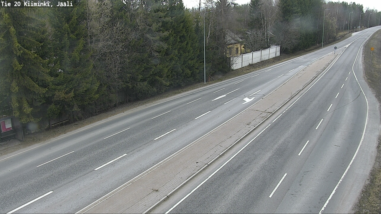 Weather Camera Image Road 20 Oulu Kiiminki, Jääli, Oulu, Pohjois-Pohjanmaa