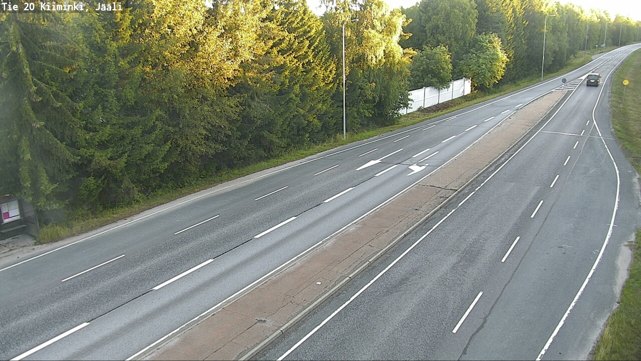 Weather Camera Image Väg 20 Uleåborg Kiiminki, Jääli, Oulu, Pohjois-Pohjanmaa