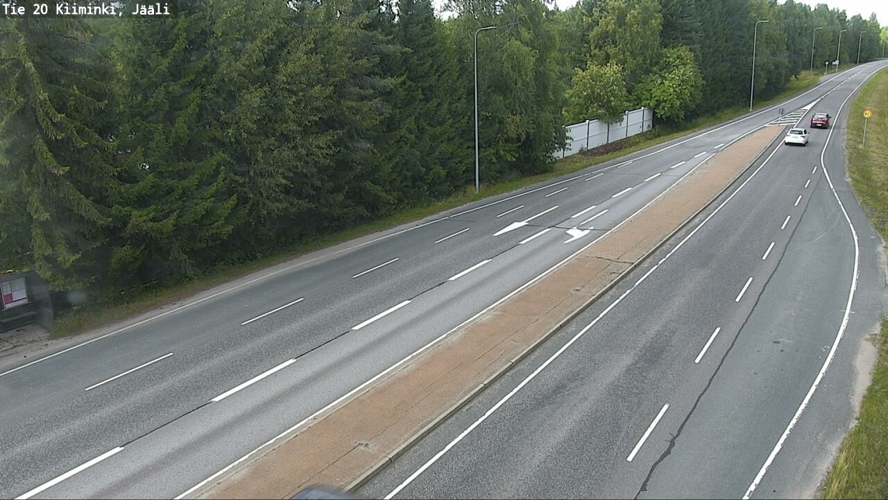 Weather Camera Image Väg 20 Uleåborg Kiiminki, Jääli, Oulu, Pohjois-Pohjanmaa