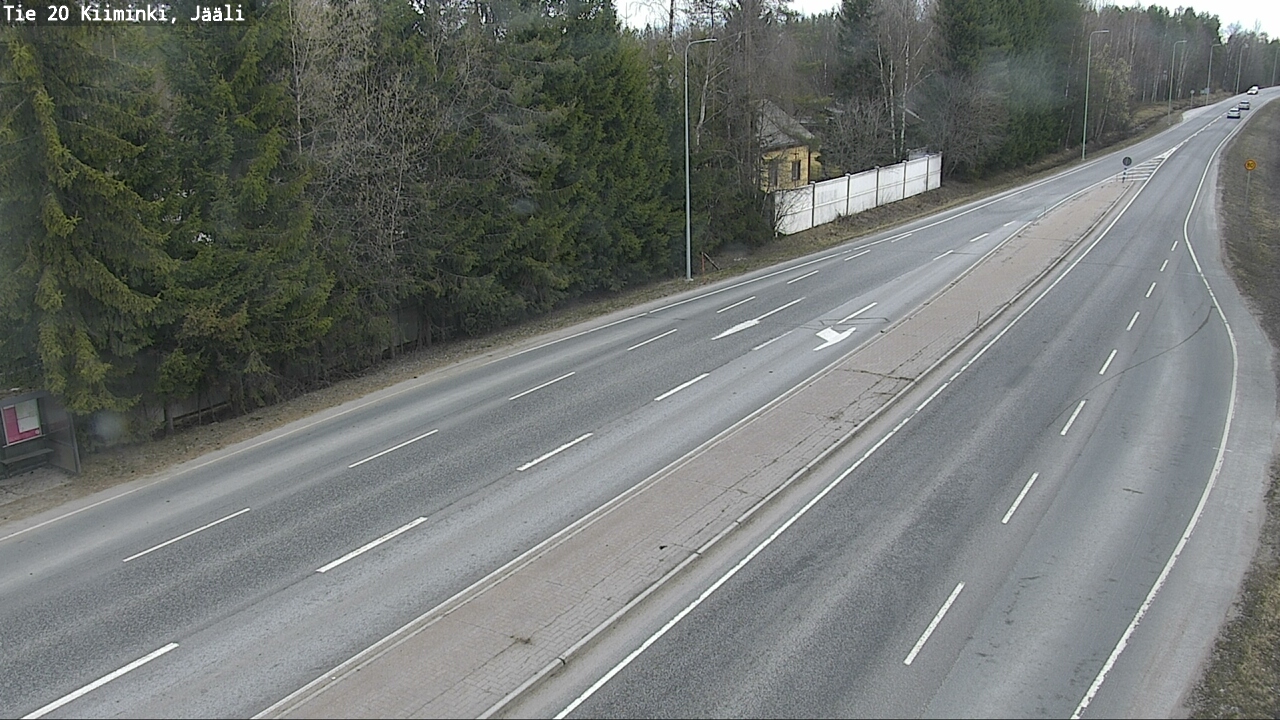 Weather Camera Image Road 20 Oulu Kiiminki, Jääli, Oulu, Pohjois-Pohjanmaa