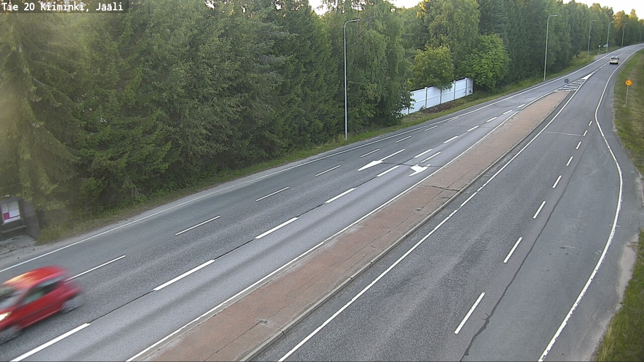 Weather Camera Image Väg 20 Uleåborg Kiiminki, Jääli, Oulu, Pohjois-Pohjanmaa