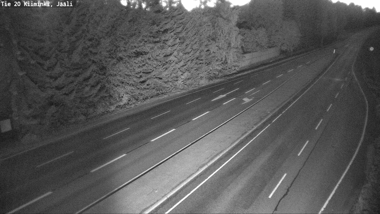 Weather Camera Image Väg 20 Uleåborg Kiiminki, Jääli, Oulu, Pohjois-Pohjanmaa