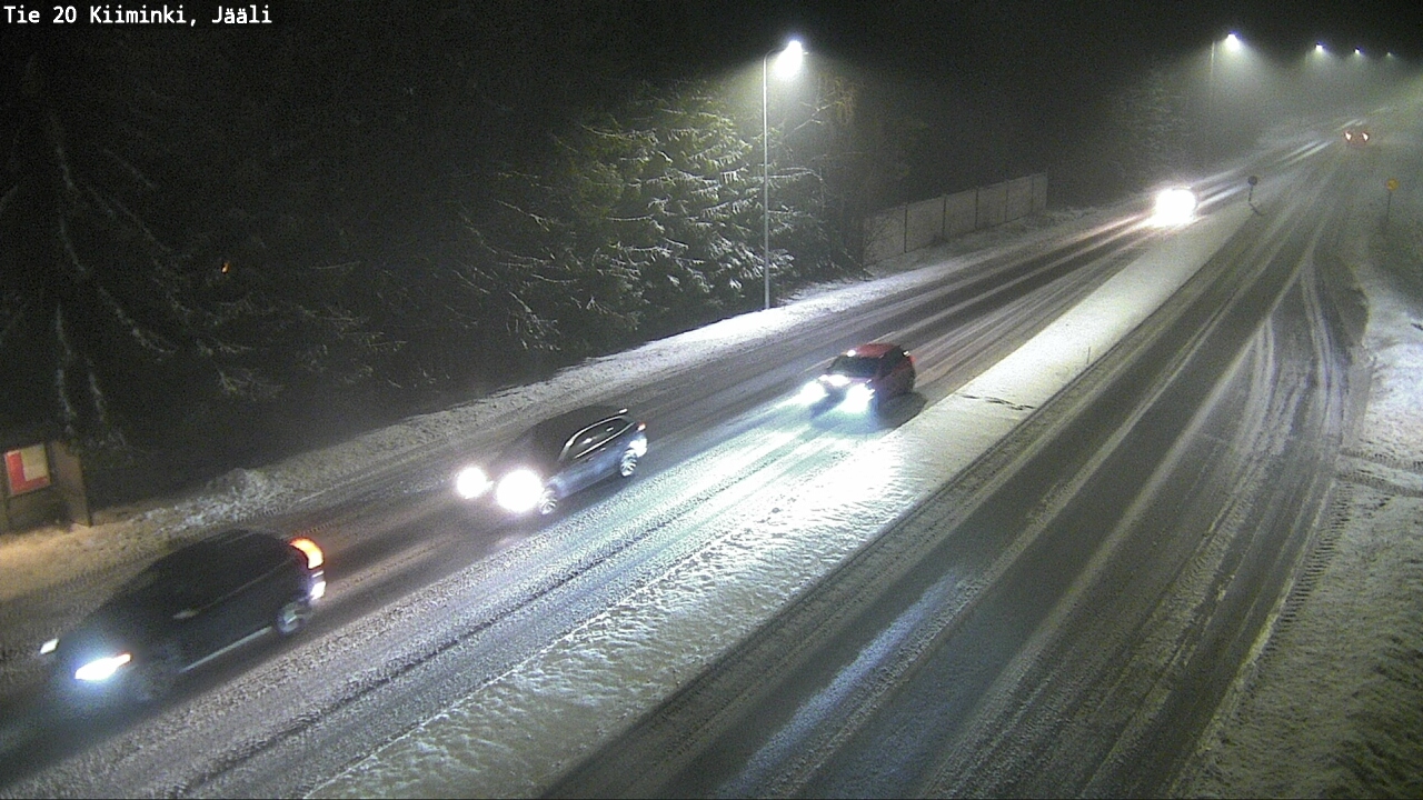 Weather Camera Image Road 20 Oulu Kiiminki, Jääli, Oulu, Pohjois-Pohjanmaa