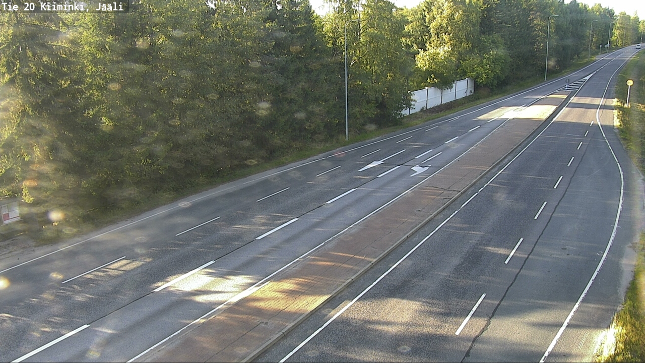 Weather Camera Image Väg 20 Uleåborg Kiiminki, Jääli, Oulu, Pohjois-Pohjanmaa