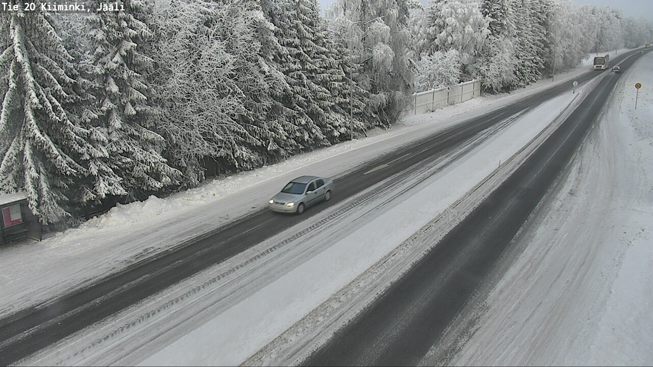 Weather Camera Image Väg 20 Uleåborg Kiiminki, Jääli, Oulu, Pohjois-Pohjanmaa