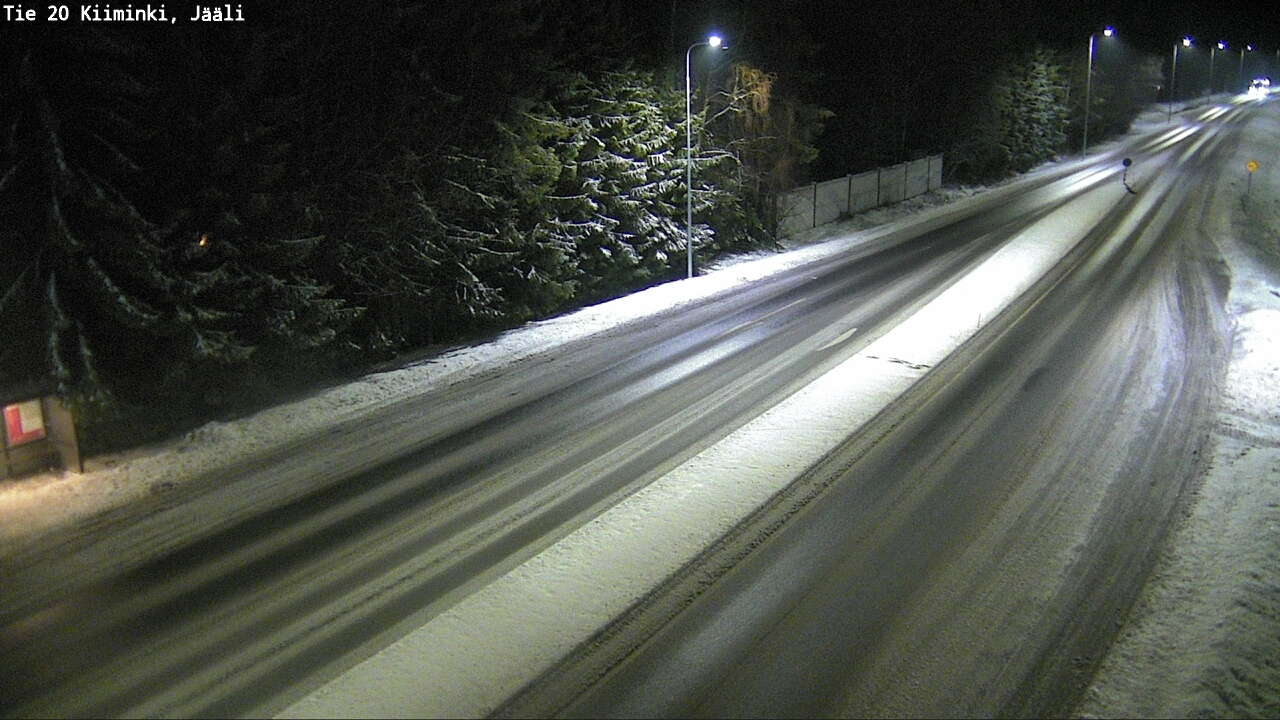 Weather Camera Image Väg 20 Uleåborg Kiiminki, Jääli, Oulu, Pohjois-Pohjanmaa