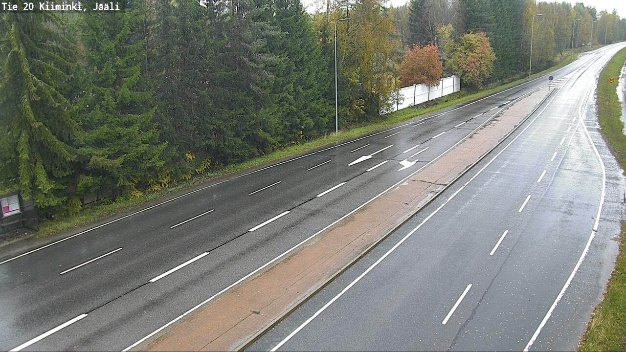Weather Camera Image Road 20 Oulu Kiiminki, Jääli, Oulu, Pohjois-Pohjanmaa
