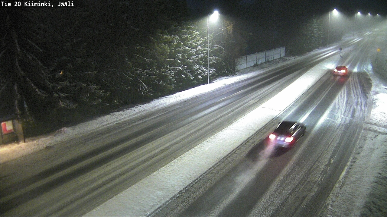 Weather Camera Image Road 20 Oulu Kiiminki, Jääli, Oulu, Pohjois-Pohjanmaa