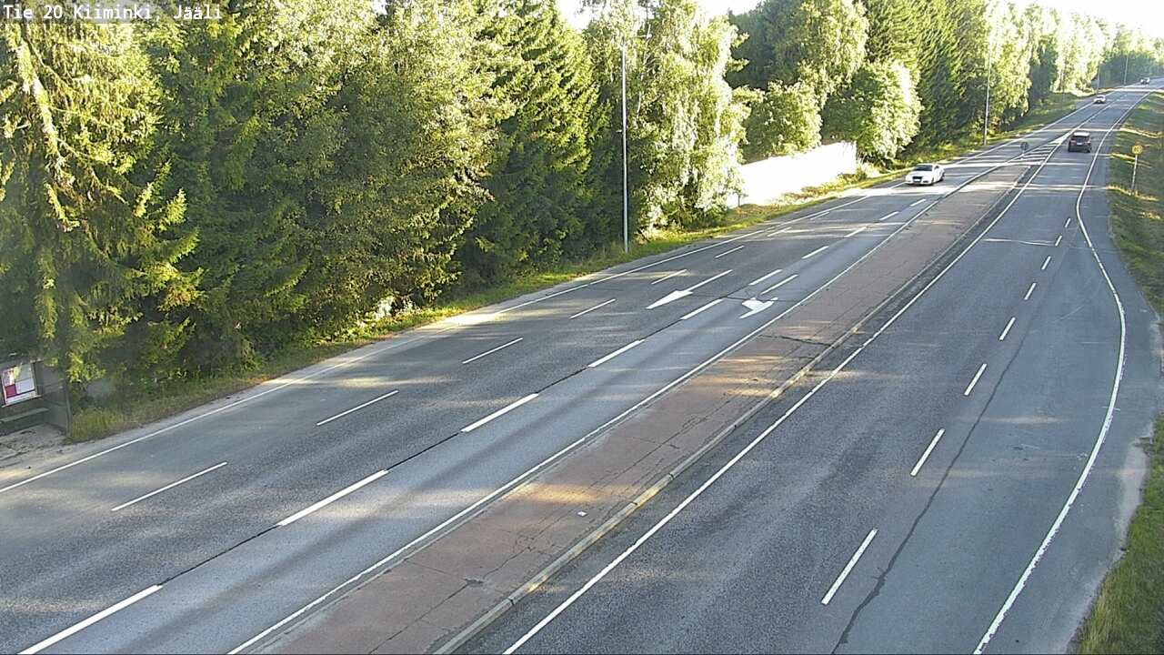 Weather Camera Image Väg 20 Uleåborg Kiiminki, Jääli, Oulu, Pohjois-Pohjanmaa