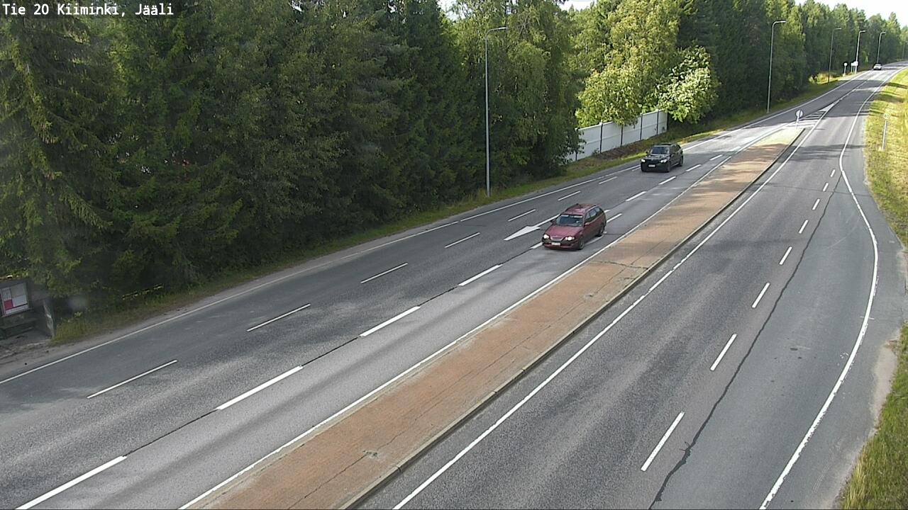 Weather Camera Image Väg 20 Uleåborg Kiiminki, Jääli, Oulu, Pohjois-Pohjanmaa