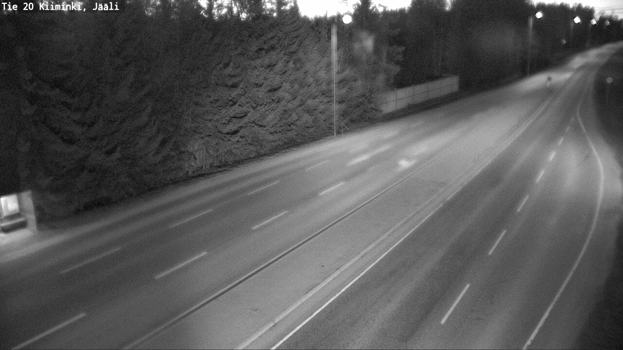 Weather Camera Image Väg 20 Uleåborg Kiiminki, Jääli, Oulu, Pohjois-Pohjanmaa