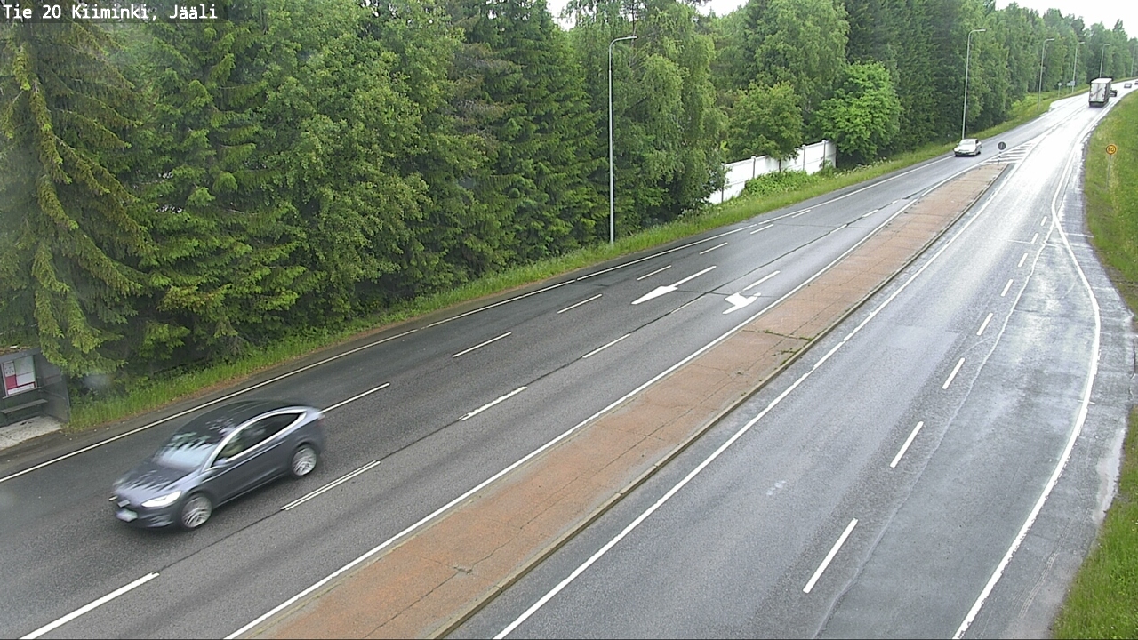 Weather Camera Image Road 20 Oulu Kiiminki, Jääli, Oulu, Pohjois-Pohjanmaa