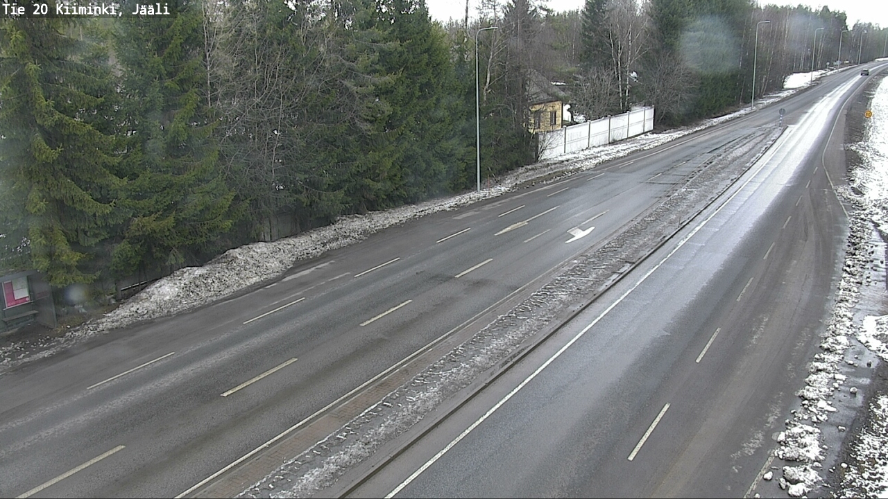 Weather Camera Image Road 20 Oulu Kiiminki, Jääli, Oulu, Pohjois-Pohjanmaa