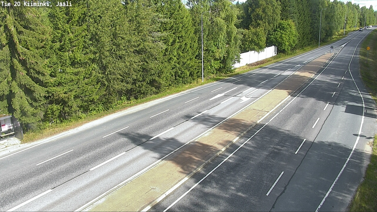 Weather Camera Image Road 20 Oulu Kiiminki, Jääli, Oulu, Pohjois-Pohjanmaa