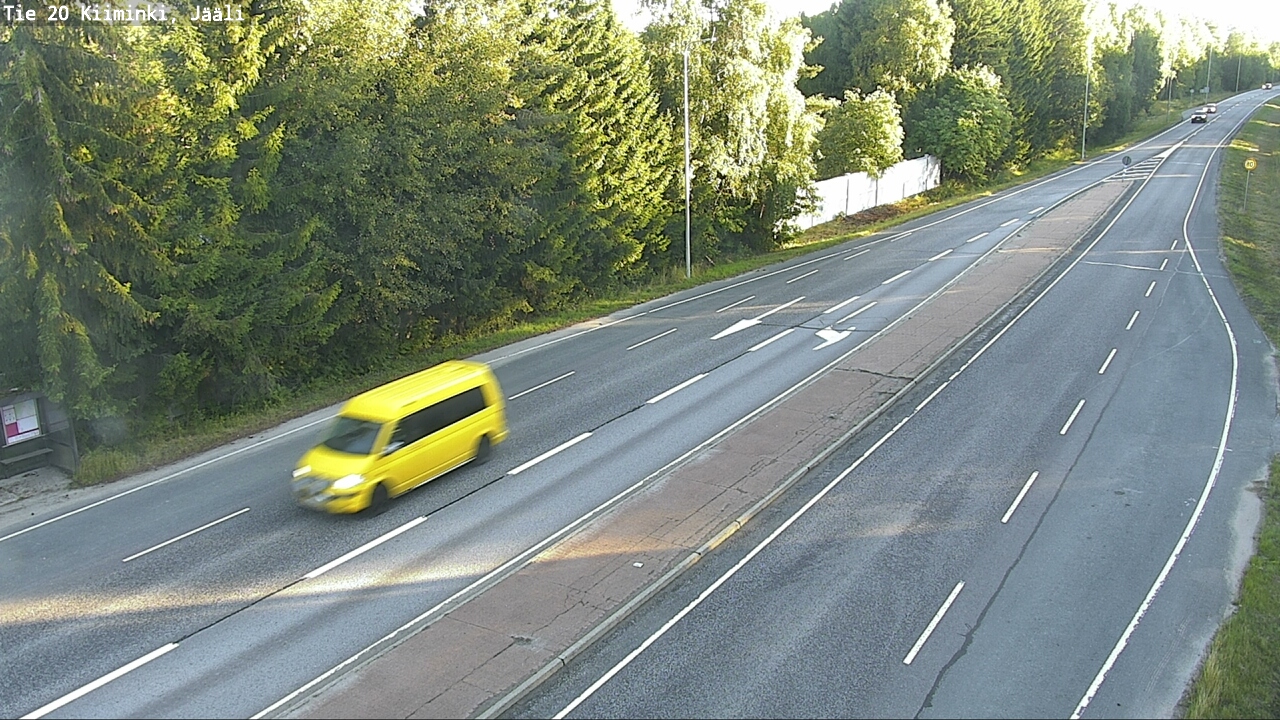 Weather Camera Image Väg 20 Uleåborg Kiiminki, Jääli, Oulu, Pohjois-Pohjanmaa