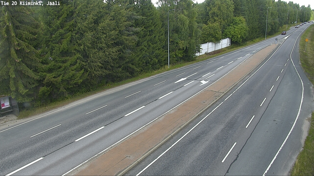 Weather Camera Image Väg 20 Uleåborg Kiiminki, Jääli, Oulu, Pohjois-Pohjanmaa