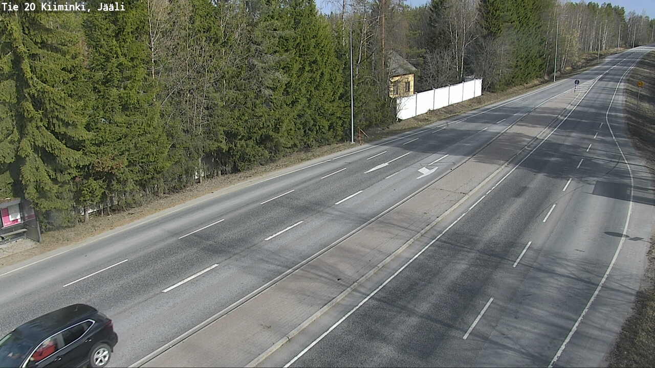 Weather Camera Image Road 20 Oulu Kiiminki, Jääli, Oulu, Pohjois-Pohjanmaa