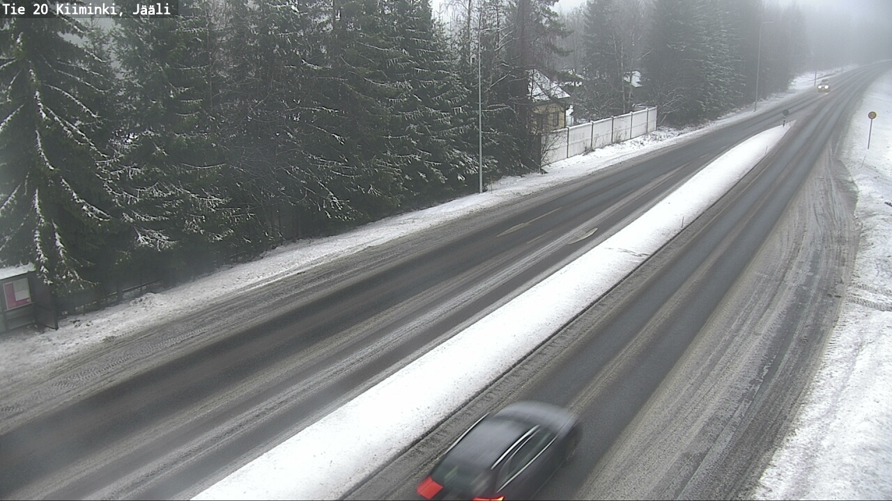 Weather Camera Image Road 20 Oulu Kiiminki, Jääli, Oulu, Pohjois-Pohjanmaa