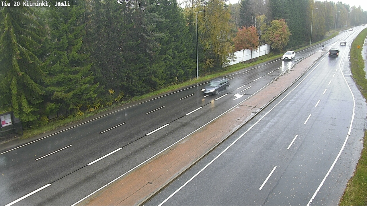 Weather Camera Image Road 20 Oulu Kiiminki, Jääli, Oulu, Pohjois-Pohjanmaa