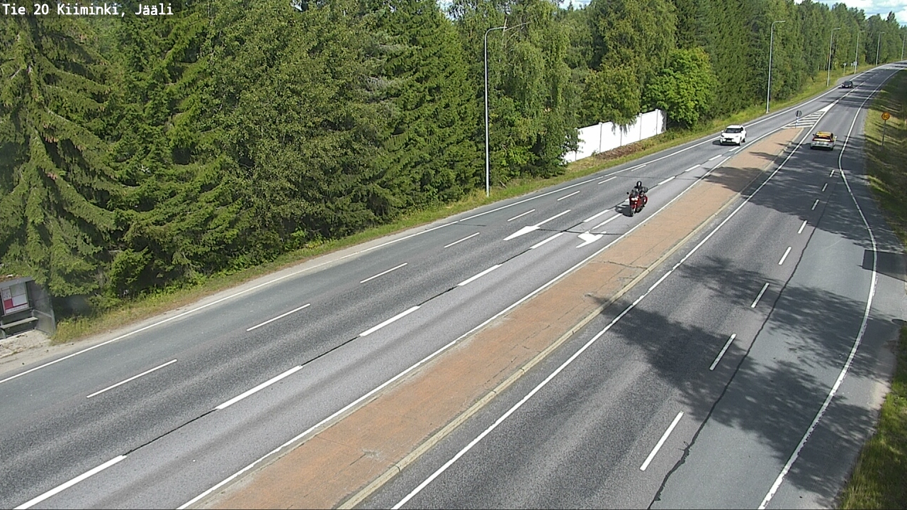 Weather Camera Image Road 20 Oulu Kiiminki, Jääli, Oulu, Pohjois-Pohjanmaa