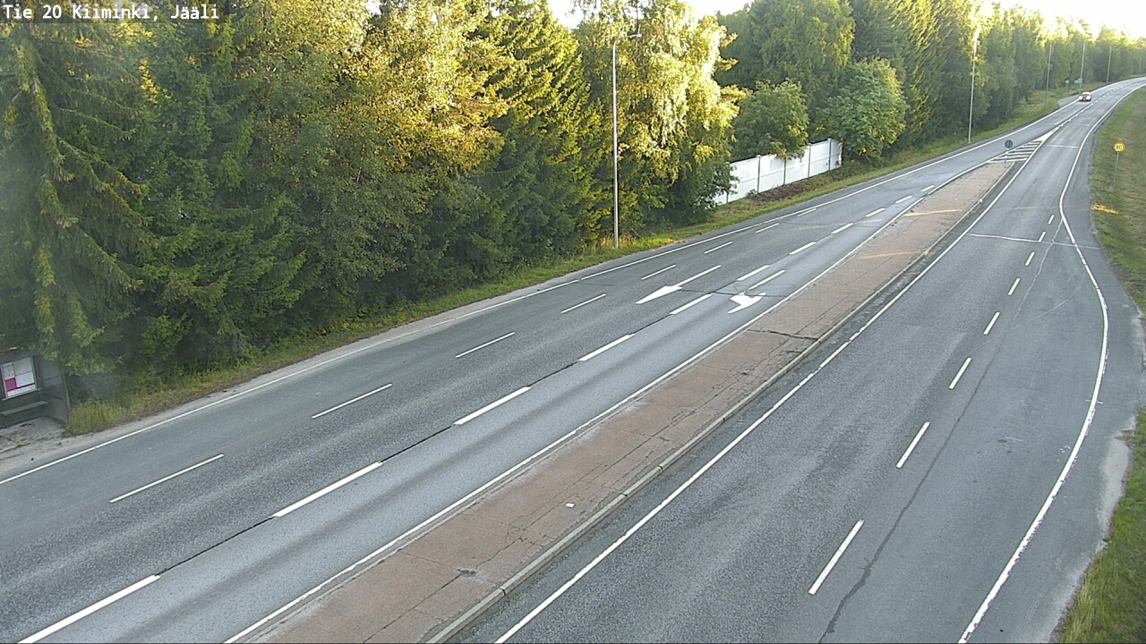Weather Camera Image Väg 20 Uleåborg Kiiminki, Jääli, Oulu, Pohjois-Pohjanmaa