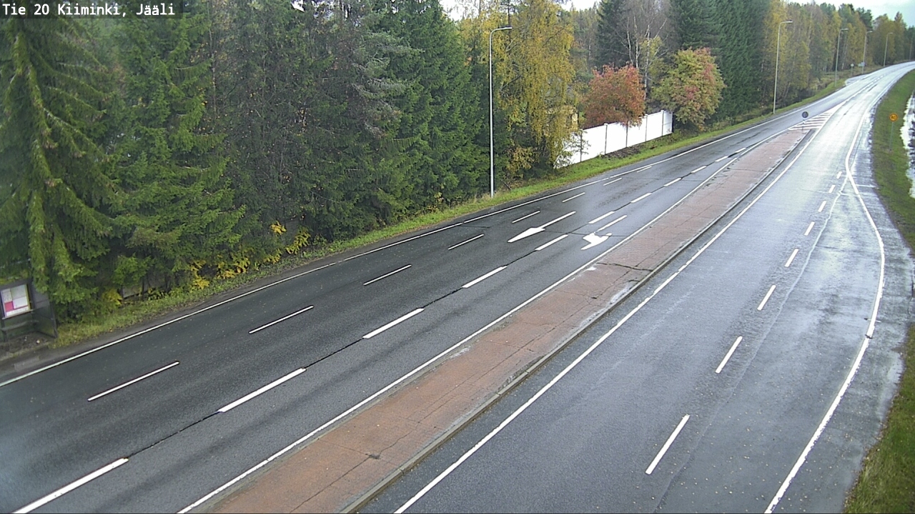 Weather Camera Image Road 20 Oulu Kiiminki, Jääli, Oulu, Pohjois-Pohjanmaa