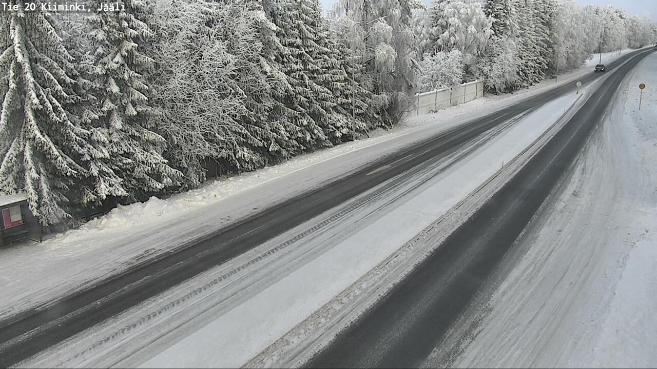 Weather Camera Image Väg 20 Uleåborg Kiiminki, Jääli, Oulu, Pohjois-Pohjanmaa