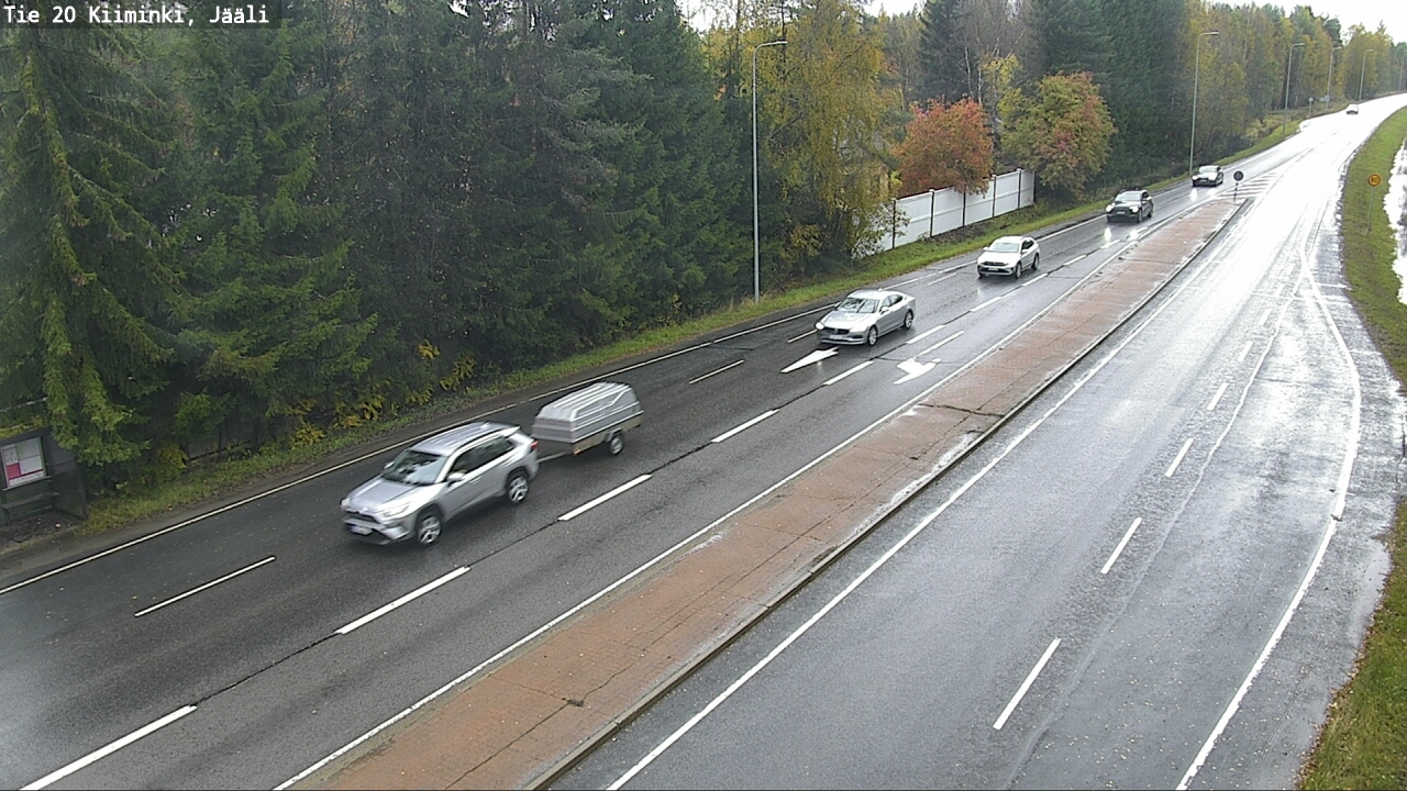 Weather Camera Image Road 20 Oulu Kiiminki, Jääli, Oulu, Pohjois-Pohjanmaa