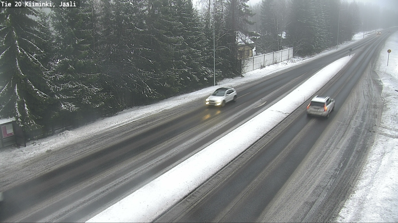 Weather Camera Image Road 20 Oulu Kiiminki, Jääli, Oulu, Pohjois-Pohjanmaa