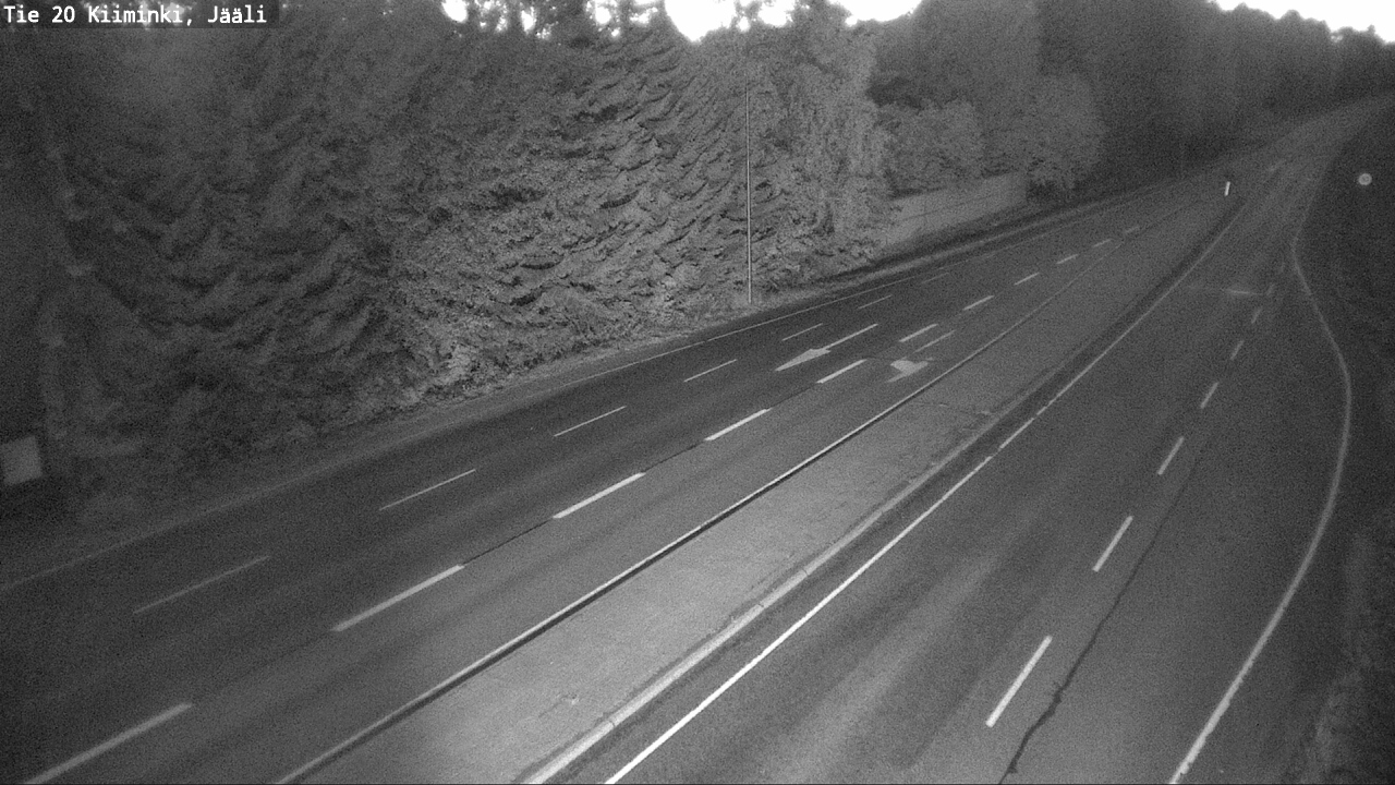 Weather Camera Image Väg 20 Uleåborg Kiiminki, Jääli, Oulu, Pohjois-Pohjanmaa