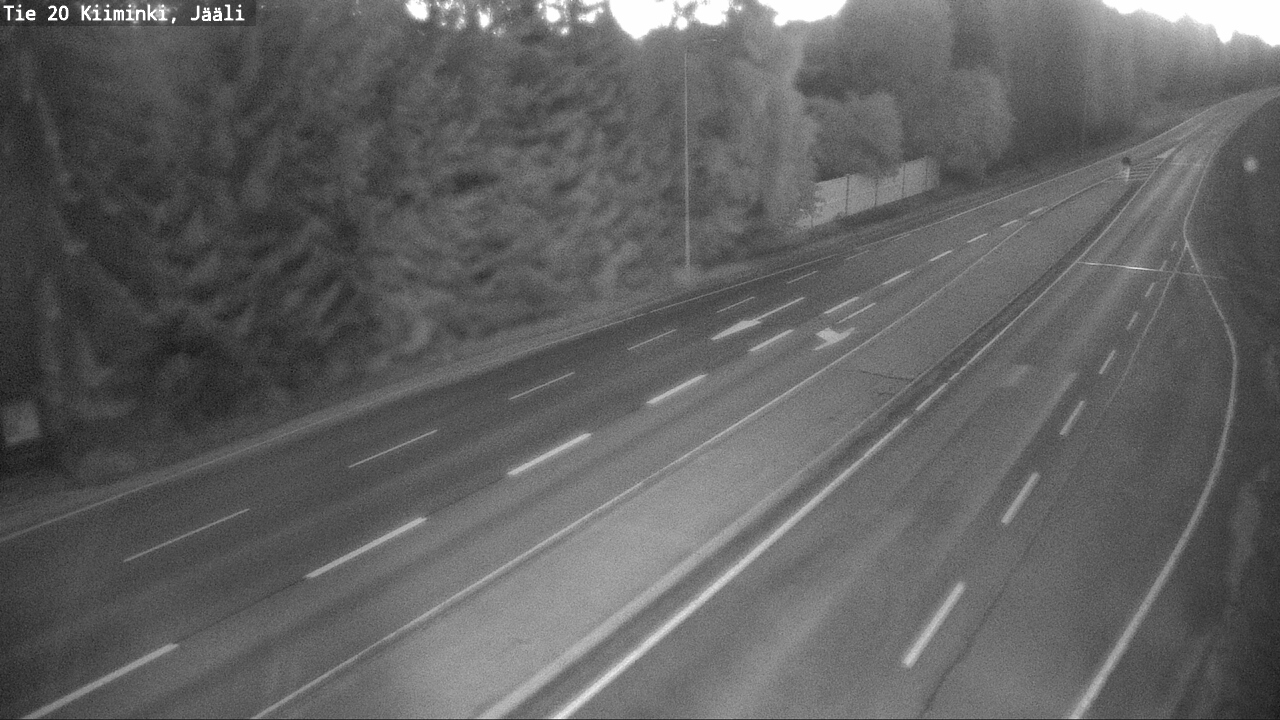 Weather Camera Image Väg 20 Uleåborg Kiiminki, Jääli, Oulu, Pohjois-Pohjanmaa