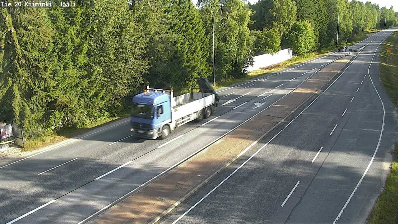 Weather Camera Image Road 20 Oulu Kiiminki, Jääli, Oulu, Pohjois-Pohjanmaa
